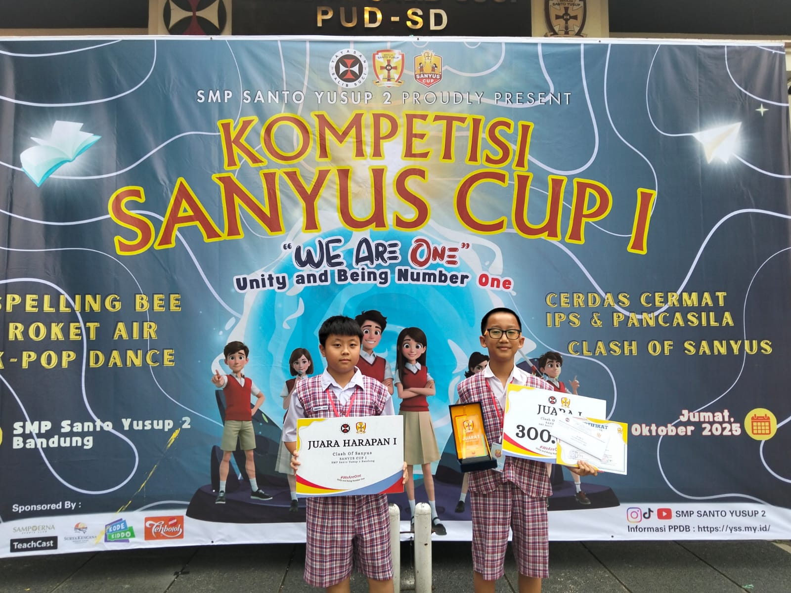 Juara 1 dan Harapan  Class Of Sanyus